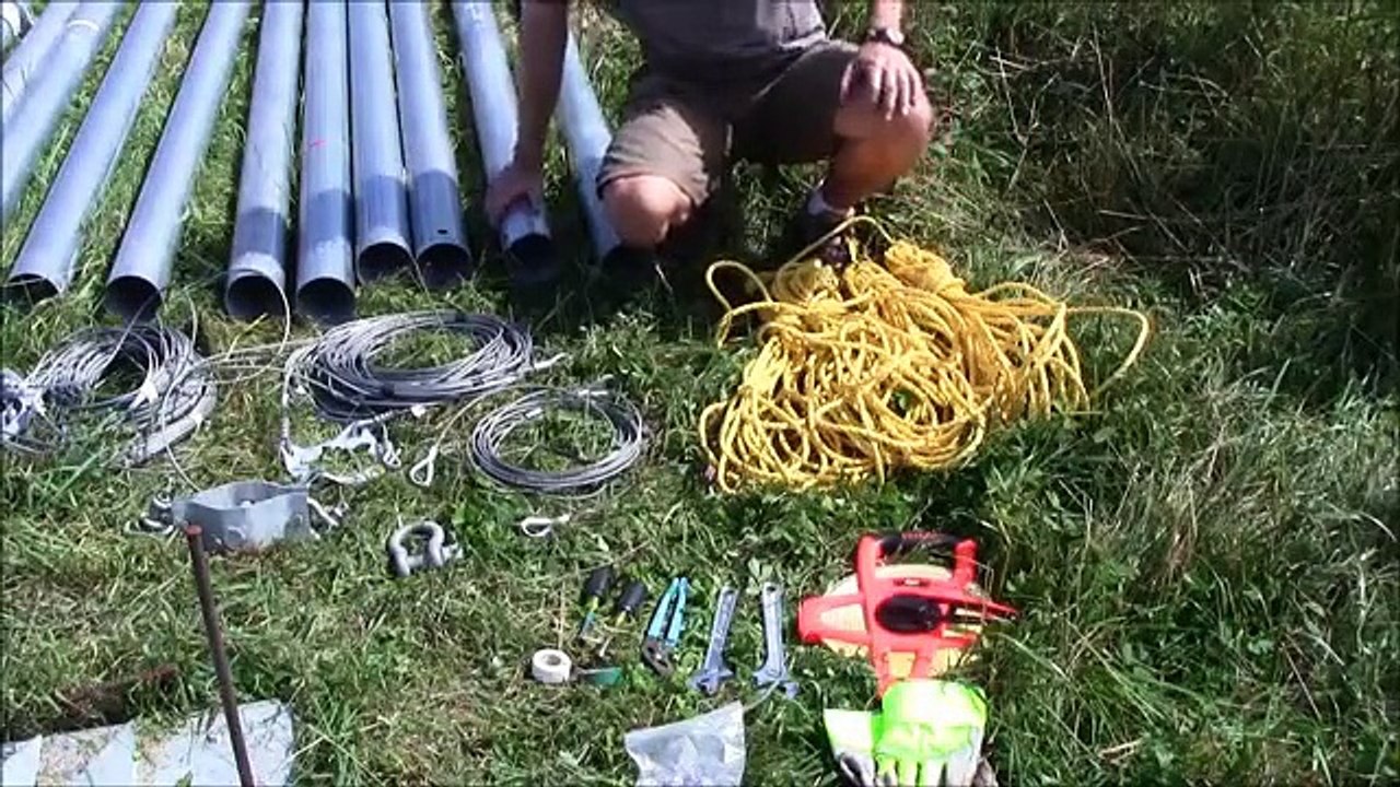 Part 1 - Installing an 80 ft. Bergey Excel 1 Guyed Tilt-up Tower