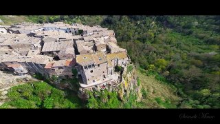 Il Borgo di Calcata visto dal  drone..!