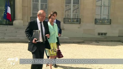 Macron: le départ de Michel Combes "pas acceptable"