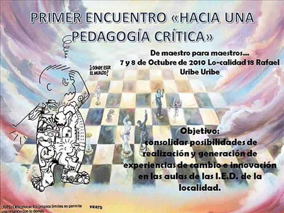 foro pedagogia critica 2010