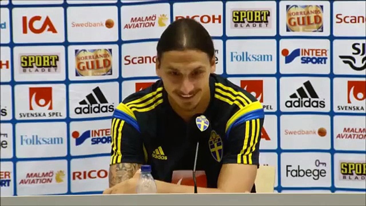 Zlatan Ibrahimovic vexé par les questions d’un journaliste sur ses activités hors football
