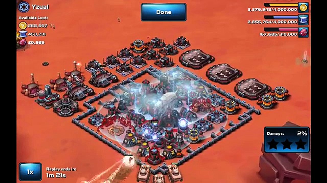 Star Wars Commander How to attack Level 9 Bases Ep 9_ Attack Strategy Star Wars Commander Gameplay