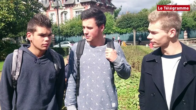 Saint-Brieuc. Rentrée. La reprise des cours au lycée Renan