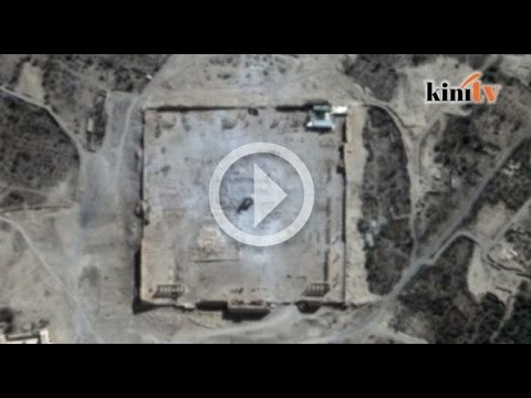 Imej satelit sahkan pemusnahan kuil Palmyra