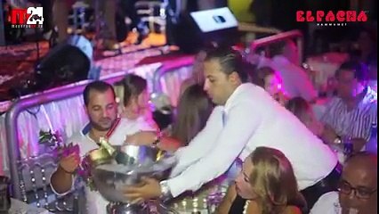 برشا فضايح في سهرة إيهاب توفيق في الباشا !!!