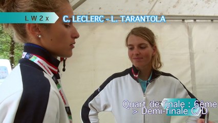 Championnats du monde Aiguebelette 2015 - Quart de finale LW2x