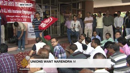Millions strike in India over labour reforms
