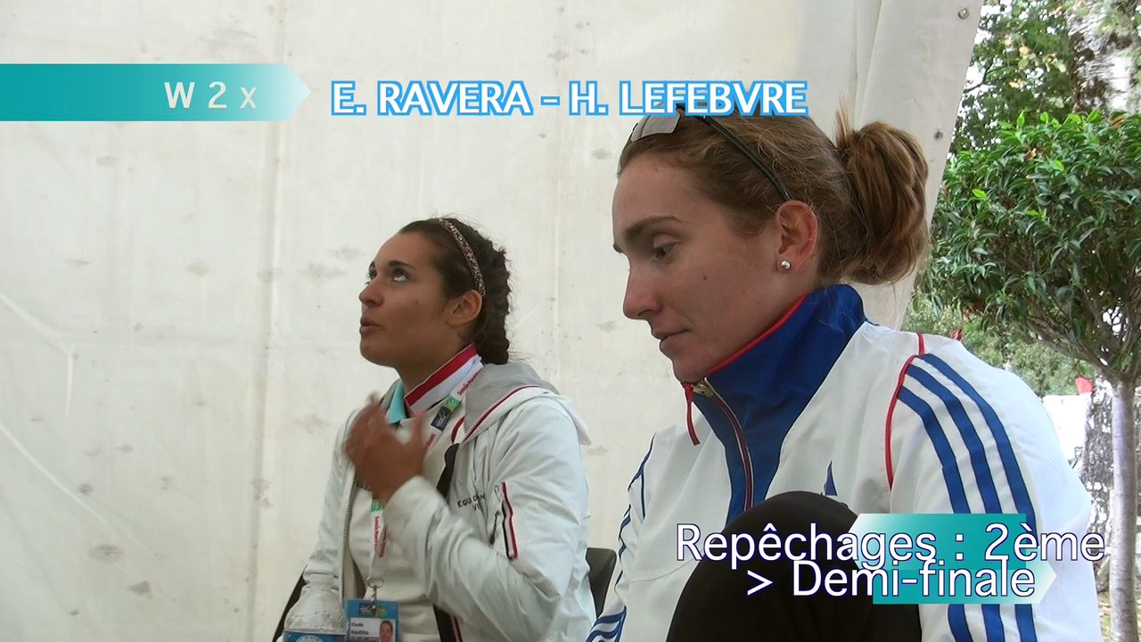 Championnats du monde Aiguebelette 2015 - Quart de finale W2x