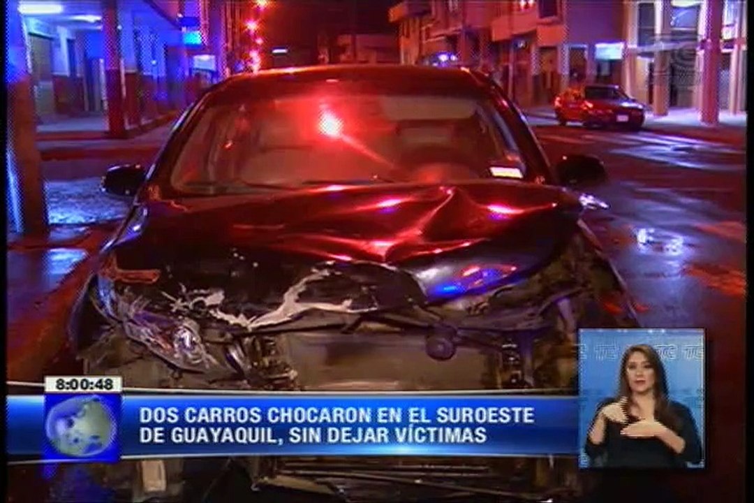 Dos vehículos chocaron ante posible irrespeto a señales de tránsito