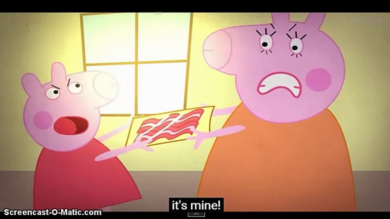 Peppa pig y el tocino Peppa Pig and the Bacon