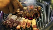 Korean cuisine : grilled pork