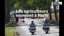 VIDEO. En route vers la manif, les tracteurs traversent le Loir-et-Cher