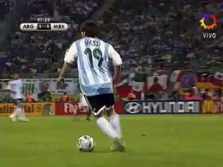 Gol de Maxi Rodriguez a Mexico