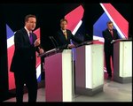 Pre-election 'debate' Brown, Cameron, Clegg, party leaders, Arnolfini, Bristol (22Apr10) 1of2