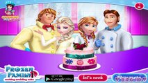 Frozen Family Cooking Wedding Cake ♥ Frozen Wedding Cake Cooking Video Game for Kids