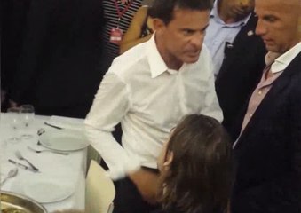 La gifle de Manuel Valls à un militant socialiste