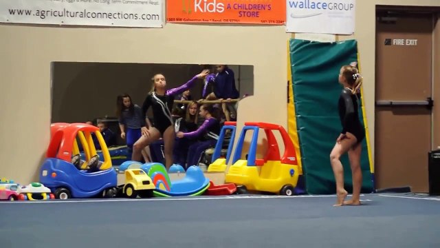 Level 8 Girls Gymnastics Floor Routine December 6, 2013