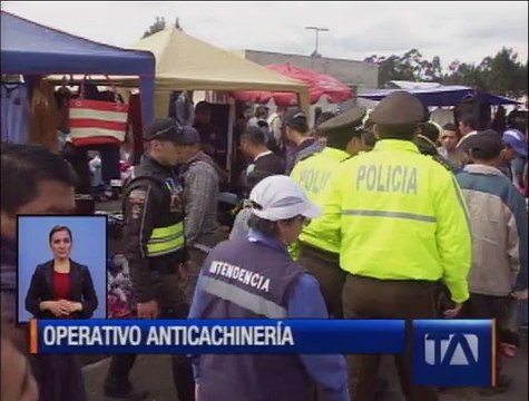 Se realizó operativo anticachineria en el mercado Las Cuadras