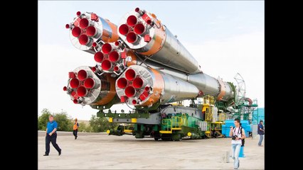 Launch of soyuz tma 17m space rocket