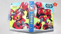 Toy cartoon or robot R mini design Handbook up video Tobot car