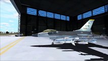 FSX F 16 Fighting Falcon General Dynamics  USAF multirole jet fighter aircraft