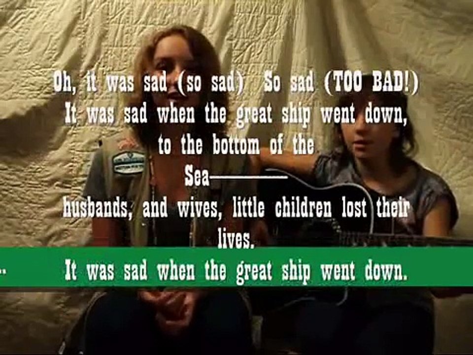 Girl Scout Titanic Song