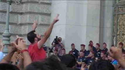 Nuevas protestas de refugiados en la estación de Budapest