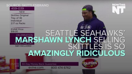 Marshawn Lynch Adds 'Skittles Salesman' To His Resume