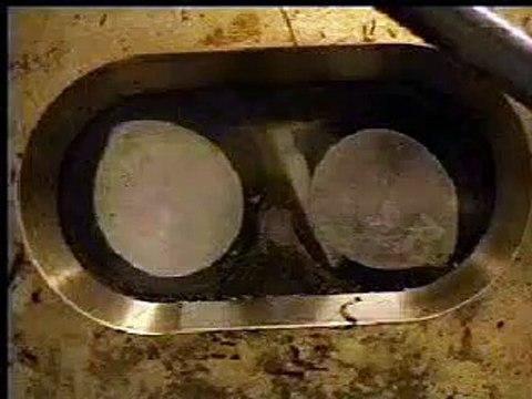 Visualization of elastomer mixing in Haake mixer