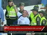 Con éxito acabó la liberación de diez rehenes de las FARC - 24 HORAS TVN 2012