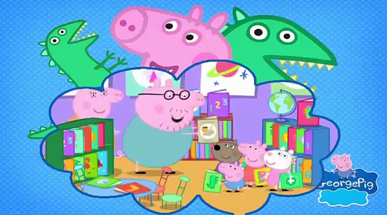 Peppa Pig Episode 3x2 The Library, The Camper Van, Camping Holiday