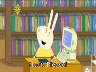 Learning english with Peppa Pig Cartoon The Library with subtitles