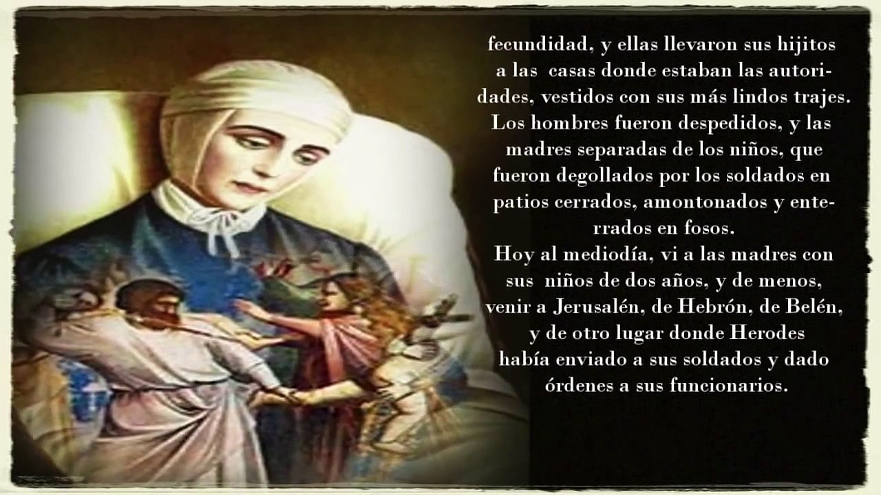 LA MATANZA DE LOS INOCENTES según Ana Catalina Emmerich