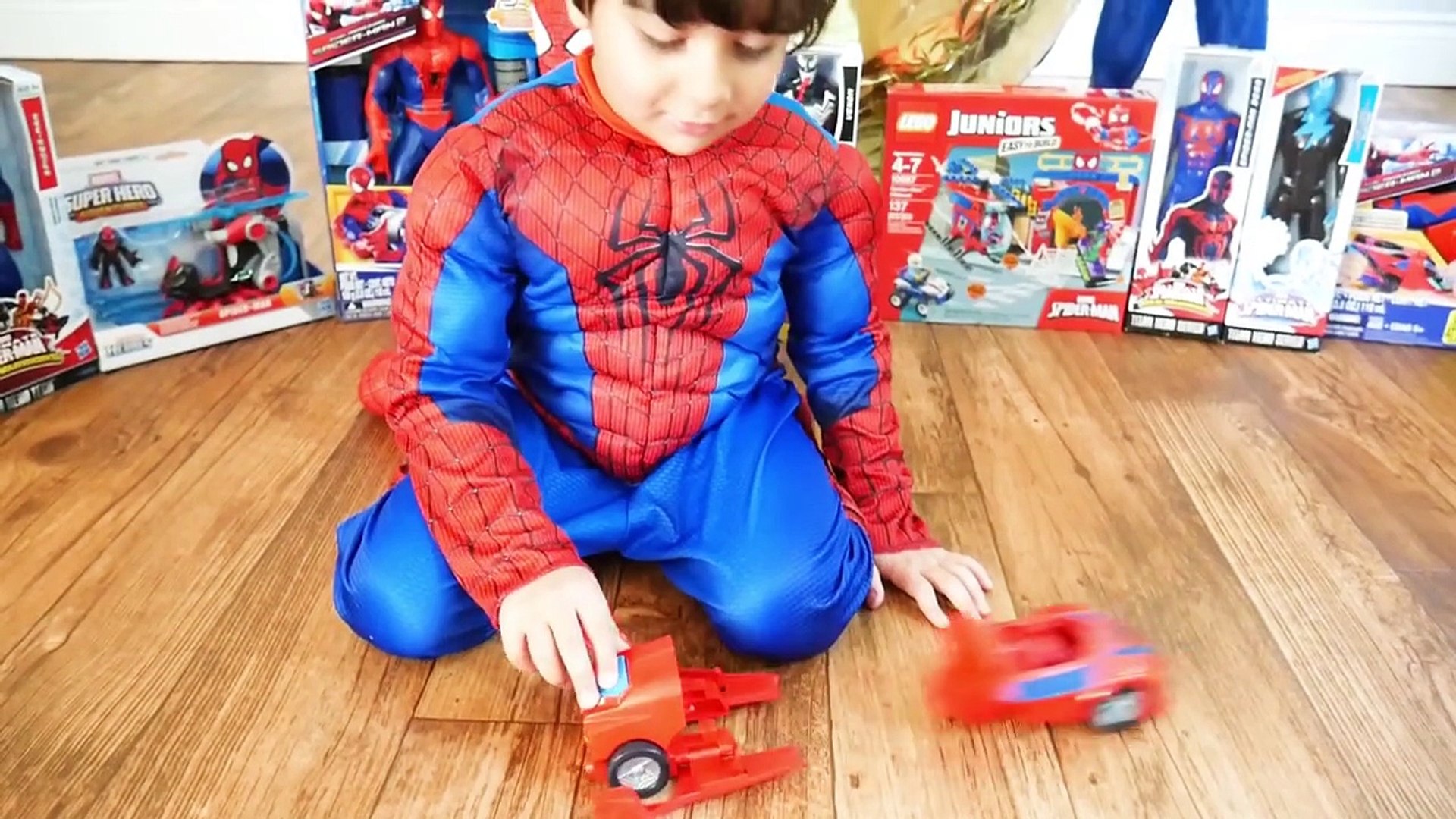 GIANT EGG SURPRISE OPENING SPIDERMAN Marvel Superhero Toys Kids Video  Spiderman Vs Venom - Dailymotion Video