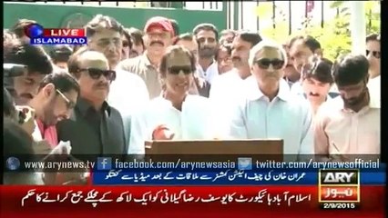 Imran Khan demands army deployment in by polls , News Headlines 2 September 2015 , Geo Pakistan