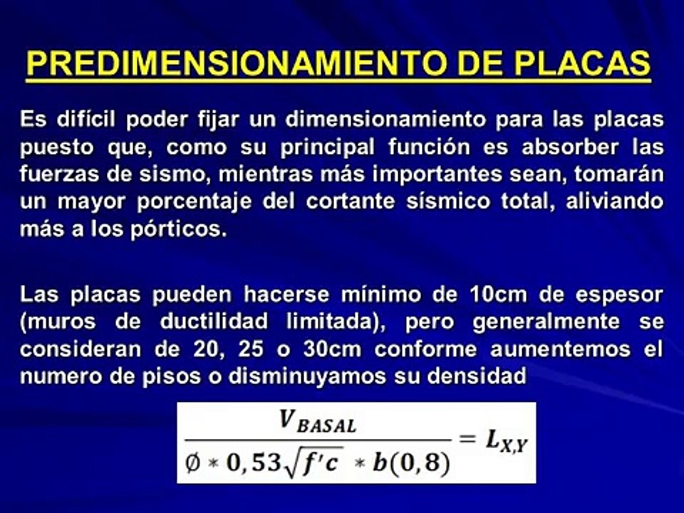 CAP 02: PREDIMENSIONAMIENTO DE ELEMENTOS ESTRUCTURALES (ECIC) - DR. GENNER VILLARREAL
