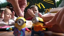 Mister Max  Миньоны игрушки Хеппи Мил МакДональдс Minions toys Unboxing Happy Meal McDonalds