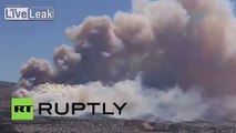 Greece: Wildfires in Athens threaten homes