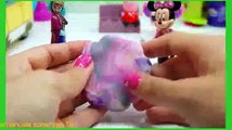 Play Doh LPS Videos Disney Princess Minnie Mouse Frozen Peppa Pig Dora MLP Playdough Cupcakes Eg