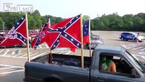 You Are Not Going To Believe What Was Spotted In Back Of Truck With Confederate Flags