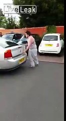 Brawl between some pikeys and a Muslim couple in Birmingham suburb