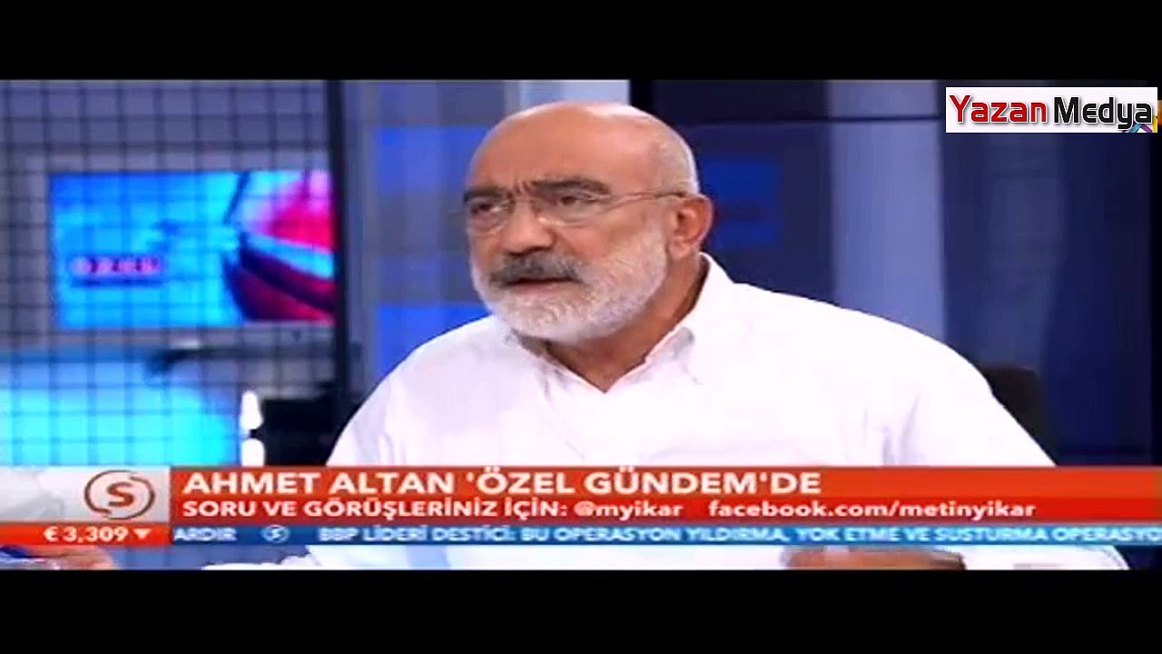 Ahmet Altan'dan Cemaat'e Fena Çaktı: Sizin de Kürt Düşmanlığınız Var