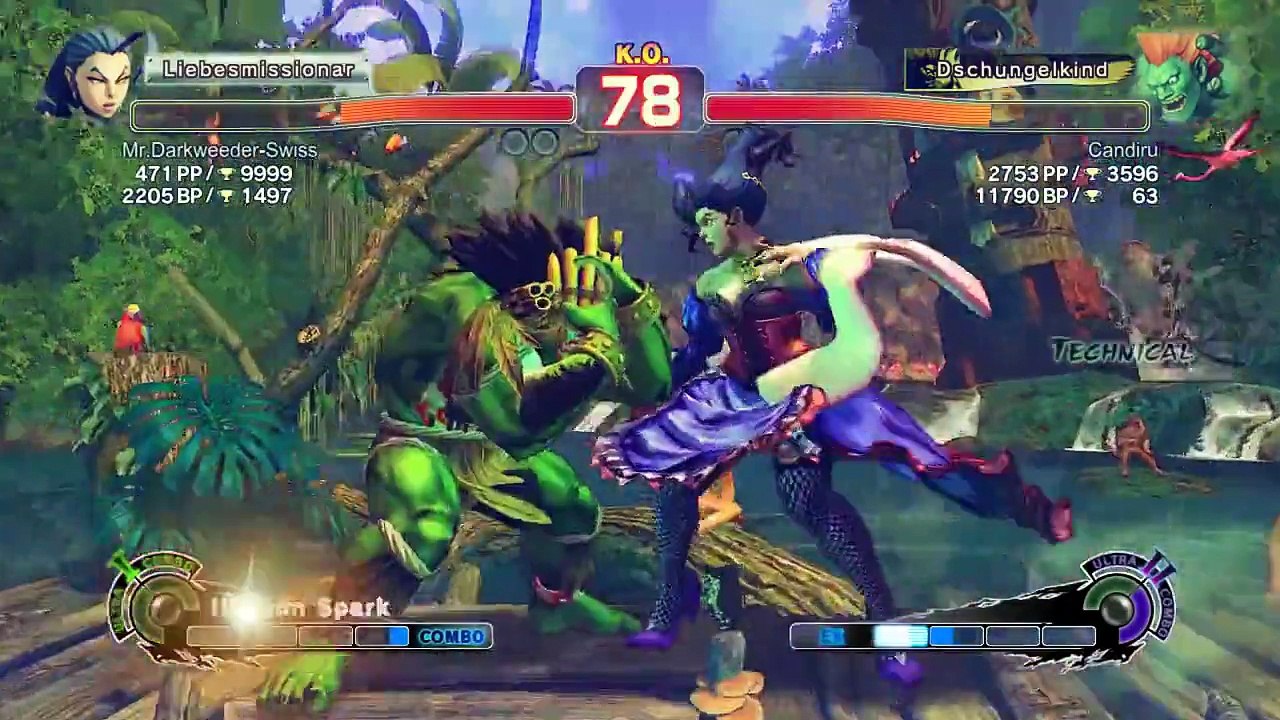 Super Street Fighter IV 08 31 2015   ouu das tat weh! Online match Rose Vs Blanka
