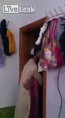 Intimate moment caught on camera .. lol