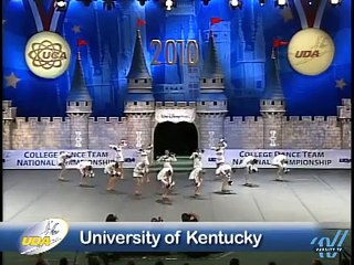 UDA College Nationals 2010: University of Kentucky- Div 1A Pom 5th place