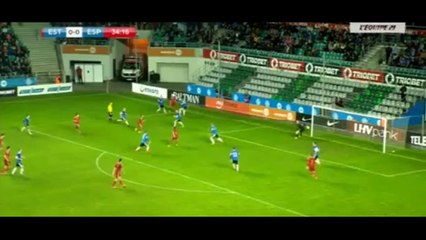 Estonia vs Spain 0-2 ~ All Goals & Highlights