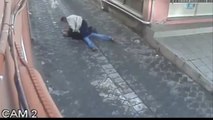 Brave man saves woman from brutal stabbing