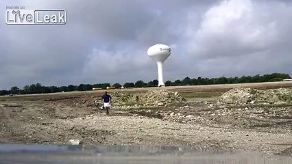 Cell phone video: Demolition crews topple unused Plano water tower