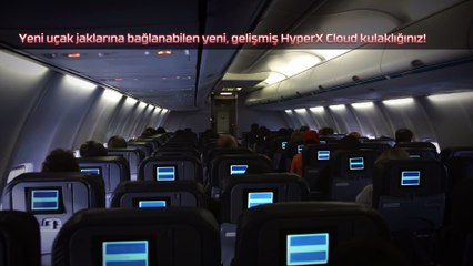 Bir Uçağa Bağlantı  HyperX Cloud Kulaklık