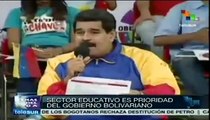 Aprueba Nicolás Maduro nuevos recursos para la educación en Venezuela